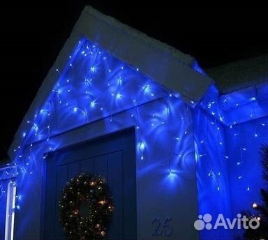 Новогодняя гирлянда бахрома оптом