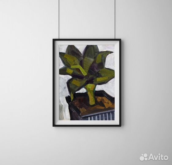 Картины этюды комнатных цветов
