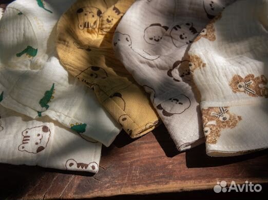 Детская муслиновая панама