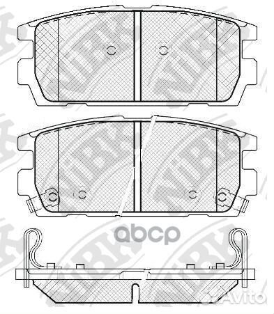 Колодки тормозные дисковые chevrolet captiva 2