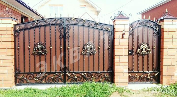 Кованые ворота