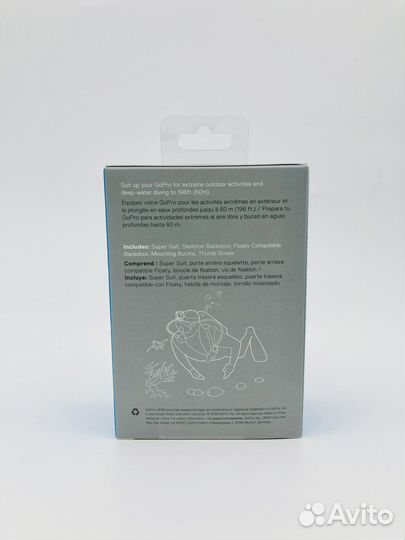 Оригинальный аквабокс GoPro для Hero 5,6,7