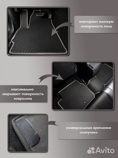 Комплект Ева ковриков для Daewoo Matiz 1998-2015