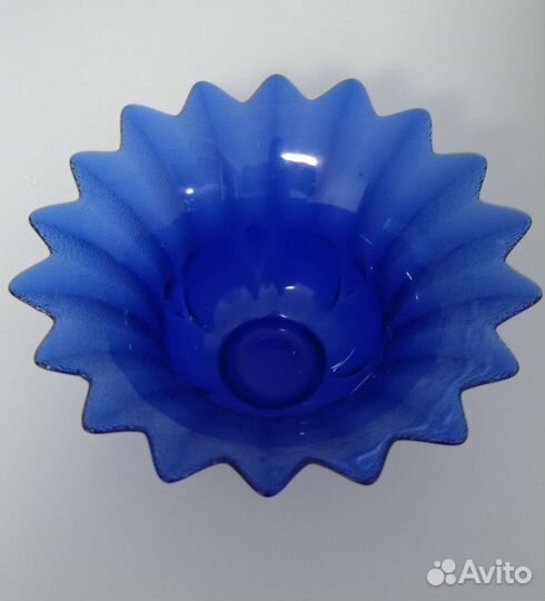 Ваза для конфет цветное стекло