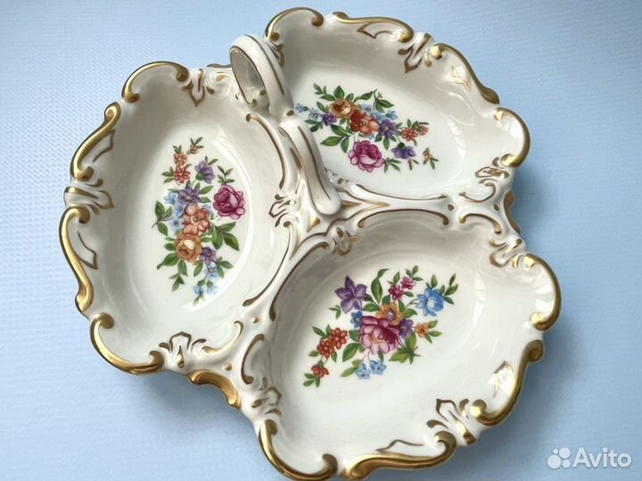 Менажница Ilmenau фарфор Германия винтаж