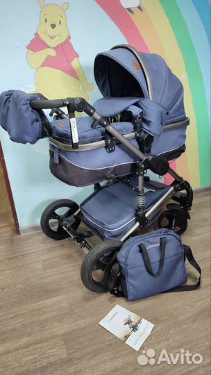 Коляска 2 в 1 трансформер LuxMom 558