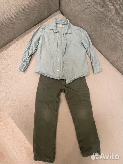 Продам рубашку и брюки на мальчика hm 122 см