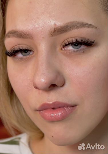 Наращивание ресниц, брови юмр