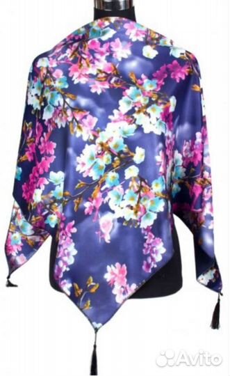 Косынка двухсторонняя теплая новая