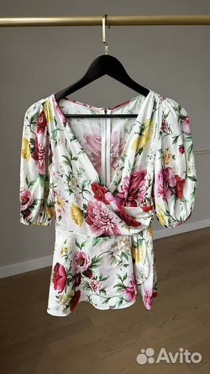 Блузка Dolce Gabbana шелковая новая оригинал