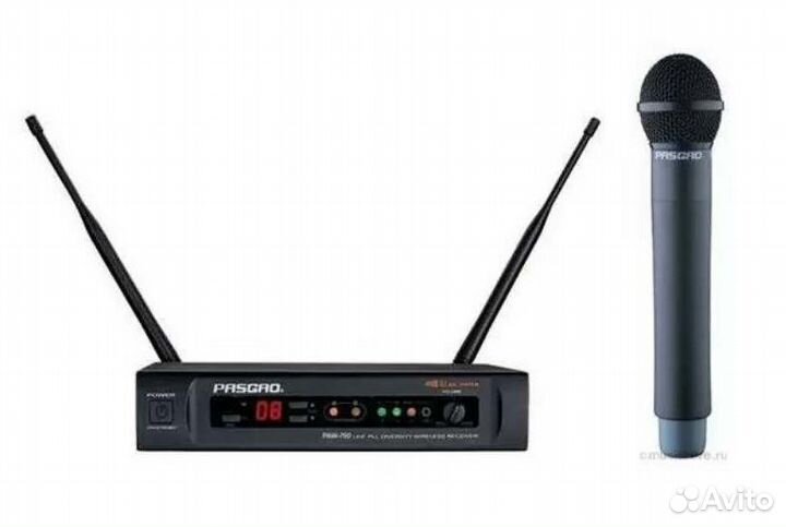 Микрофон Вокальный Радио Проф Pasgao PAW760/PAH330
