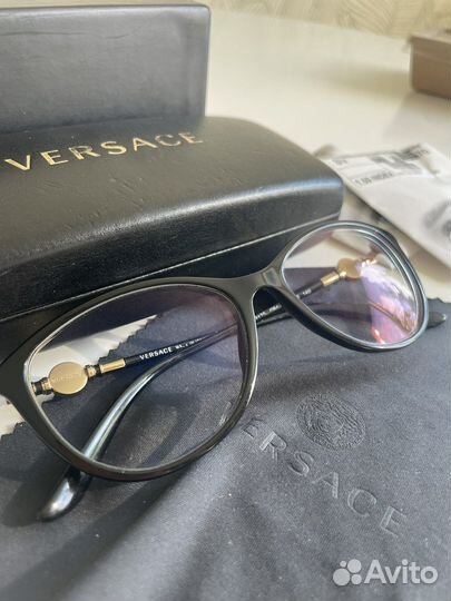 Очки оправа versace с диоптриями
