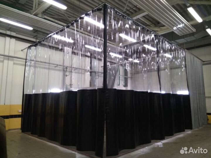 Шторы пвх для автомоек Перегородки пвх в цех
