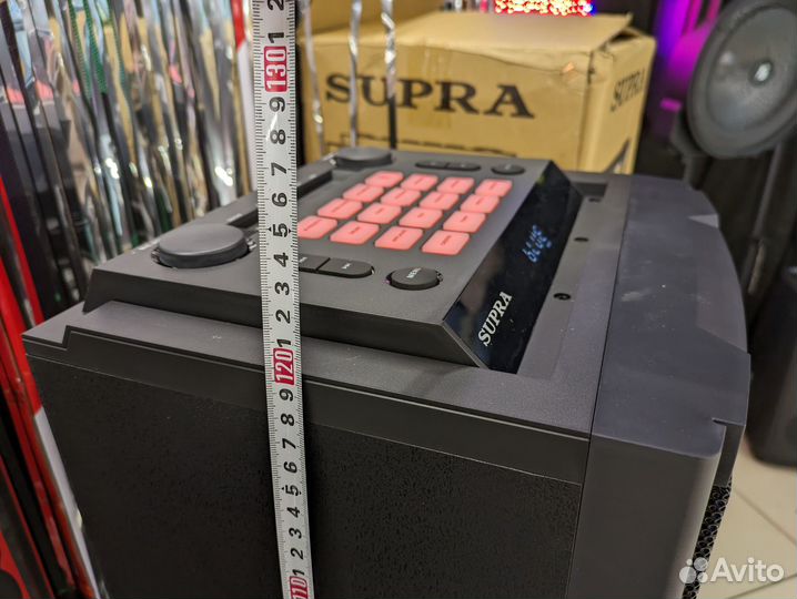 Колонка Supra 1200 вт с RGB подсветкой