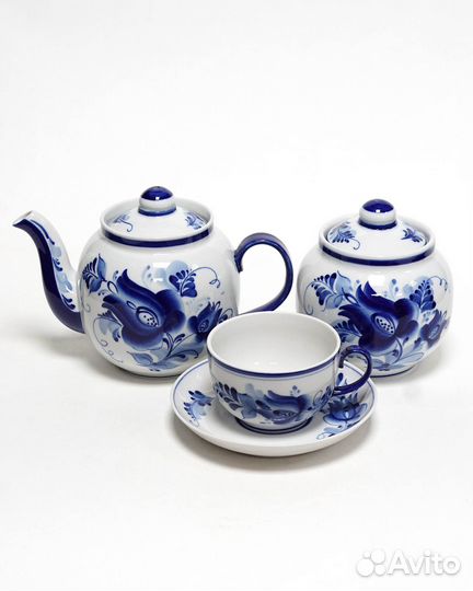 Чайные сервизы Гжель