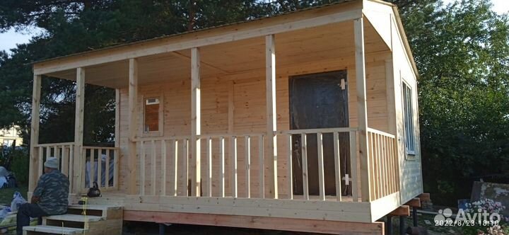 Бытовки дачные дом 6х5м утеплённо вариант