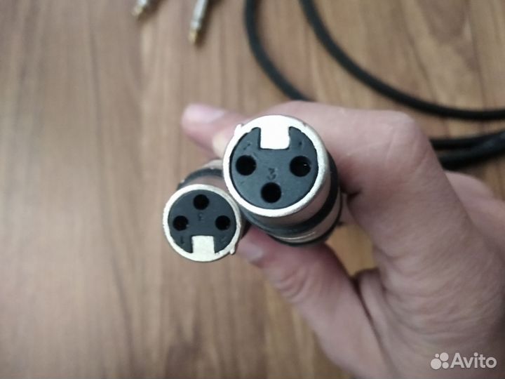 Кабели балансные xlr - jack 6.3mm