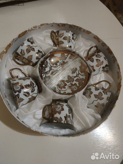 Чайный сервиз новый на 6 персон