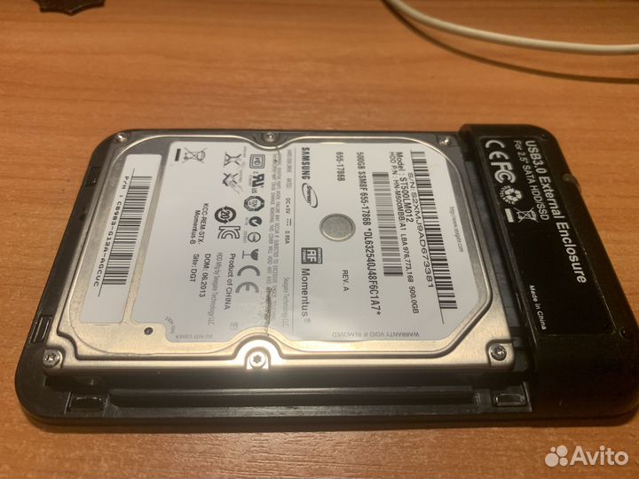 Внешний жесткий диск Seagate 500 Гб (usb 3.0)