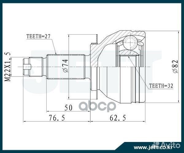 Шрус V419339 jett