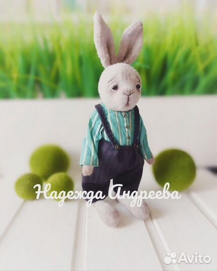 Кролик вязаный крючком