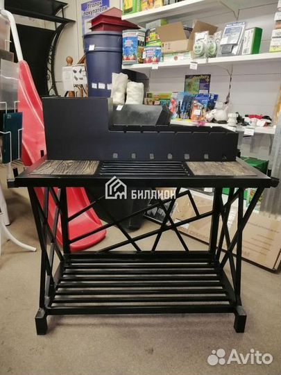 Мангал- бочонок передвижной