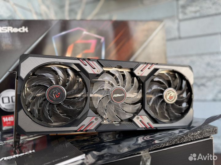 Видеокарта Rx 6700 XT 12GB Asrock Phantom/Пломба