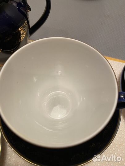 Посуда СССР фарфор кобальт лфз