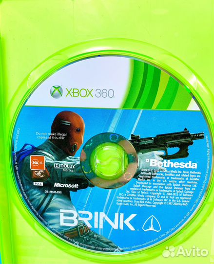 Диск для Xbox 360 Brink б/у с гарантией