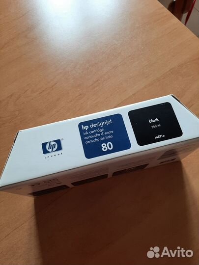 Картридж HP DesignJet 80 Black 350 мл (C4871A)