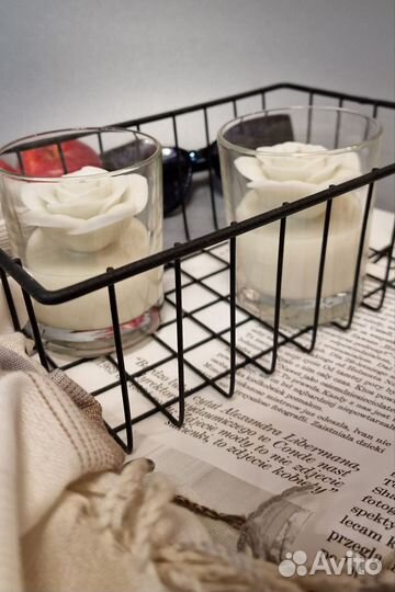 Ароматическая контейнерная свеча ручная работа