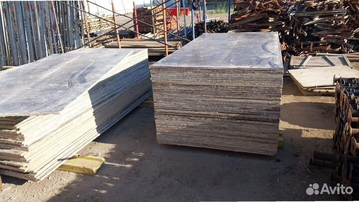Фанера ламинированная новая и бу