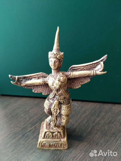 Статуэтка Апсара и колокольчик бронза