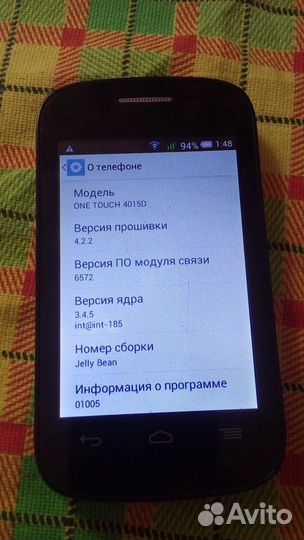 Смартфон Alcatel Onetouch 4015D