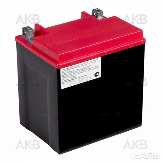 Аккумулятор для мотоцикла WBR SMT12-30 AGM 30 Ач 3