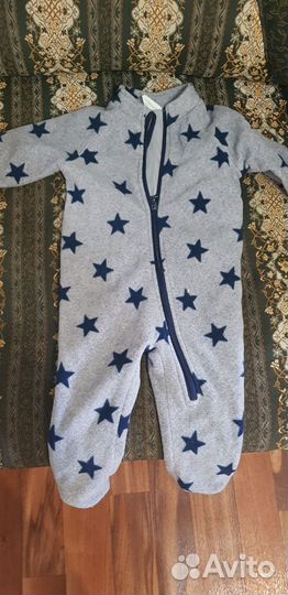 Флисовый комбинезон 86