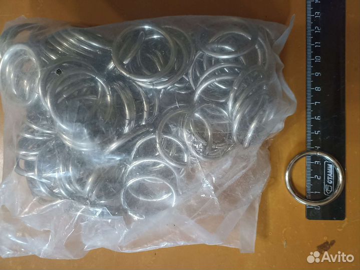 Кольца металлические, фурнитура