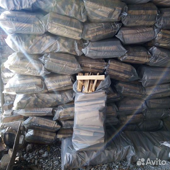Дрова в мешках