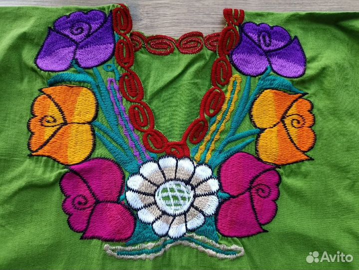 Блузка из региона Чипаса мексика блузка хлопок выш