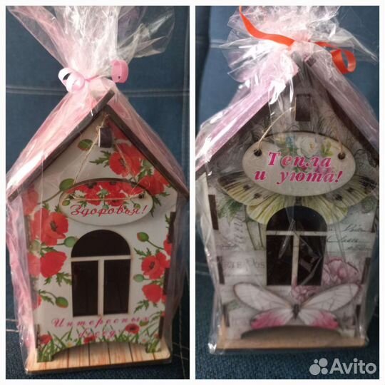 Часы, копилки, картины