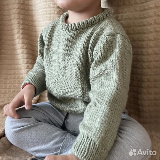 Свитер ручная вязка