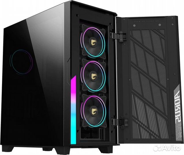 Корпус Gigabyte Aorus aс500G Midi Tower Без бп чёрный 28300-AC500-1CKR