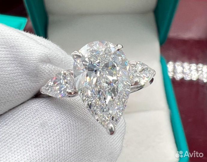 Кольцо с бриллиантами 2.59 ct