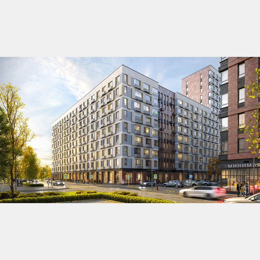 3-к. квартира, 53,4 м², 5/9 эт.