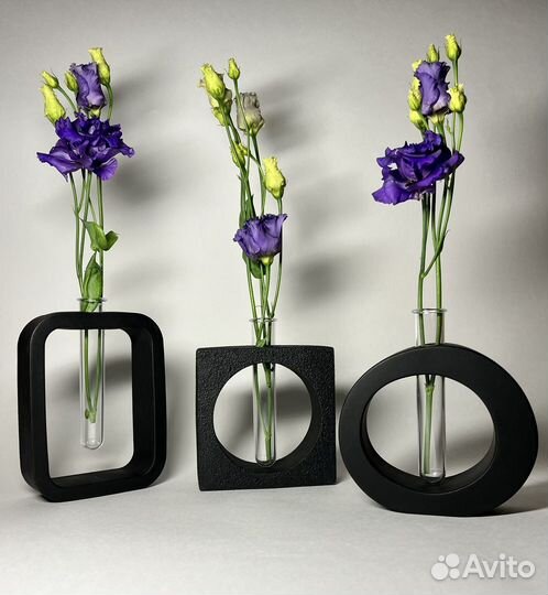 Декоративная ваза с колбой