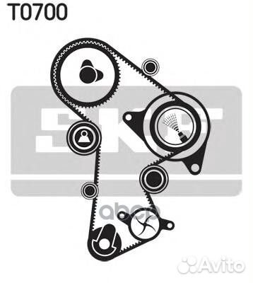 Vkmc 01263-1 Комплект ремня грм VAG 2.0 TDI 03