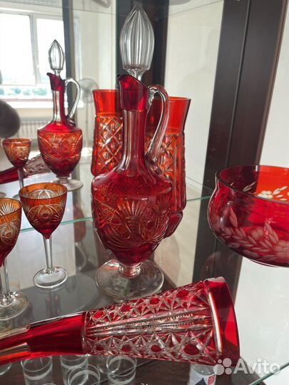 Цветной хрусталь стекло СССР