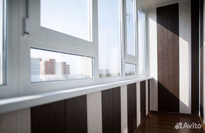 Остекление балкона 3,2x1.5 Без предоплаты