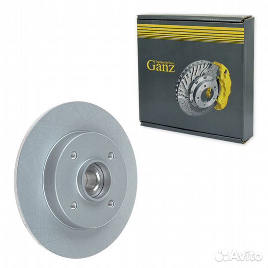 Диск тормозной задний с подшипником ganz GIJ061