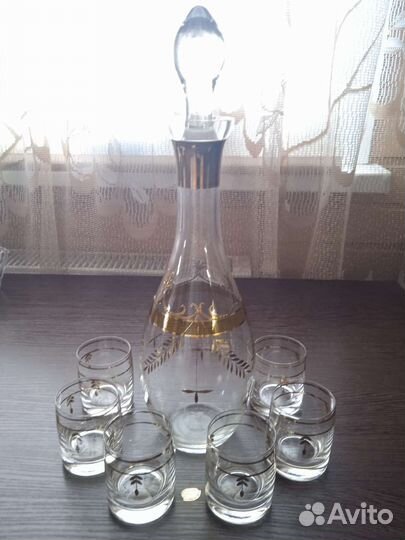 Графин и стаканчики, Чехия, Bohemia